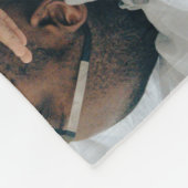 Couverture Polaire Meilleur Papa Jamais Nous Vous Aimons Typographie  (Coin)