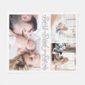 Couverture Polaire Meilleur papa Jamais Personnalisé Blanche Toison P (Devant (Horizontal))