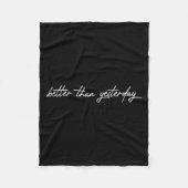 Couverture Polaire Meilleur que l'entraînement d'hier (Devant)