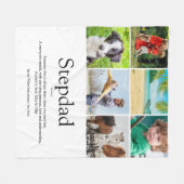 Couverture Polaire Meilleur Stepfather Stepdad au monde Définition 6 (Devant (Horizontal))