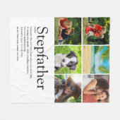 Couverture Polaire Meilleur Stepfather, Stepdad Définition 6 Amusant  (Devant (Horizontal))
