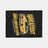 Couverture Polaire Meilleur Uber Driver Jamais Uber Driver Funny 1 (Devant (Horizontal))