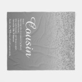 Couverture Polaire Meilleure définition de cousine jamais Parties sci (Devant (Horizontal))