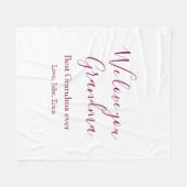 Couverture Polaire meilleure grand-mère toujours grands-parents cadea (Devant (Horizontal))