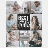 Couverture Polaire Meilleure maman jamais multiphoto (Devant)