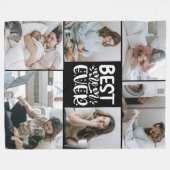 Couverture Polaire Meilleure maman jamais multiphoto (Devant (Horizontal))