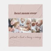 Couverture Polaire Meilleure maman jamais personnalisée (Devant)