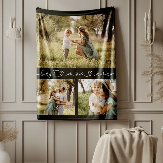 Couverture Polaire Meilleure maman jamais photo