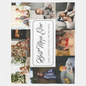 Couverture Polaire Meilleure maman toujours personnalisé 8 photo coll (Devant)