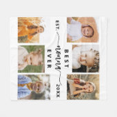 Couverture Polaire Meilleure Nonna jamais - Collage photo pour petits (Devant (Horizontal))