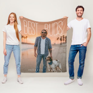 Couverture Polaire Meilleurs amis animaux PhotoPop