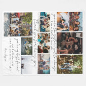 Couverture Polaire Meilleurs amis | Bestie 10 Photos & Citation (Devant (Horizontal))