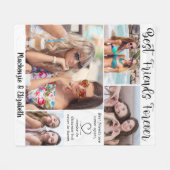 Couverture Polaire Meilleurs Amis Pour Quote Script Personnalisé (Devant (Horizontal))