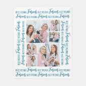 Couverture Polaire Meilleurs amis pour toujours Customisés 6 Photo Co (Devant)