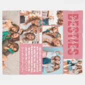 Couverture Polaire Meilleurs amis pour toujours | Photo moderne BFF 6 (Devant (Horizontal))