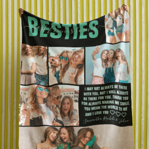 Couverture Polaire Meilleurs amis pour toujours   Photo moderne BFF 6