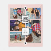 Couverture Polaire Meilleurs Amis Pour Toute L'Année Photo Collage ro (Devant)