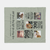 Couverture Polaire MEILLEURS PRIX ! Citations du propriétaire du chie (Devant (Horizontal))