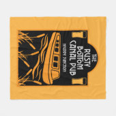 Couverture Polaire Meilleurs Pubs Narrowboat (Devant (Horizontal))