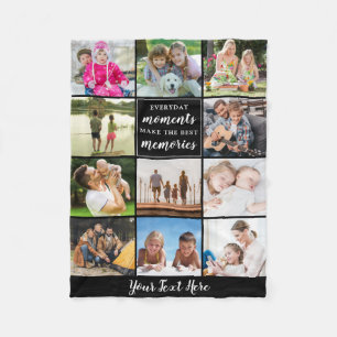 Couverture Polaire Meilleurs souvenirs Dire 11 Collage photo Personna
