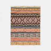 Couverture Polaire Mélange africain de motif (Devant)