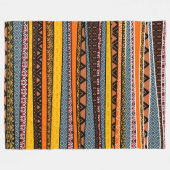 Couverture Polaire Mélange de Motifs africains (Devant (Horizontal))