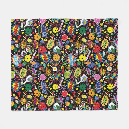 Couverture Polaire 😍 mélangé noir (Devant (Horizontal))