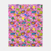 Couverture Polaire 😍 mélangé rose (Devant)