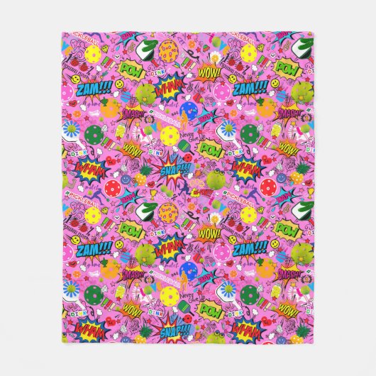 Couverture Polaire 😍 mélangé rose (Devant)