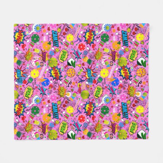 Couverture Polaire 😍 mélangé rose (Devant (Horizontal))