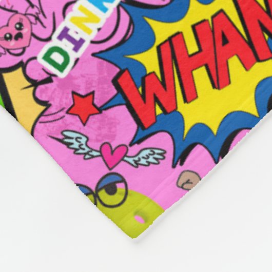 Couverture Polaire 😍 mélangé rose (Coin)