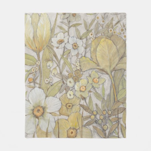 Couverture Polaire Mélanger floral (Devant)