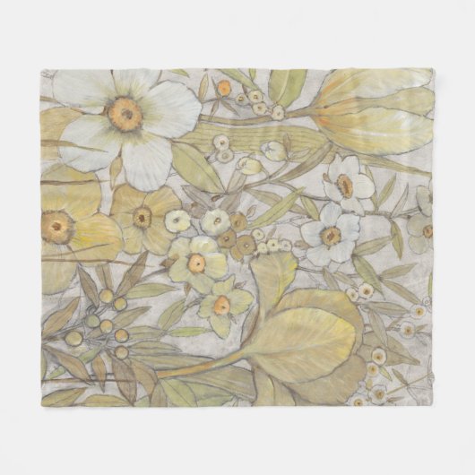 Couverture Polaire Mélanger floral (Devant (Horizontal))