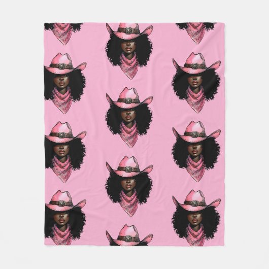 Couverture Polaire Melanin Rodeo Queen (Devant)