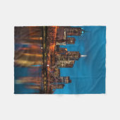 Couverture Polaire Melbourne la nuit (Devant (Horizontal))