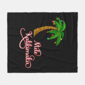 Couverture Polaire Mele Kalikimaka Sweat hawaïen pour Noël (Devant (Horizontal))