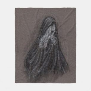 Couverture Polaire Melinoe, déesse des Fantômes Blanket