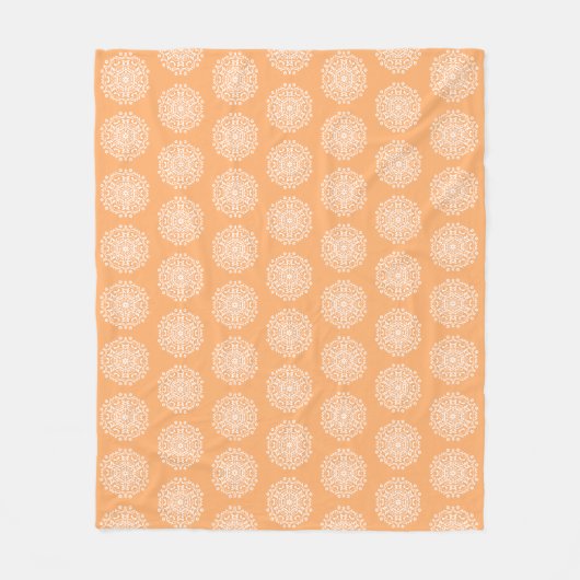 Couverture Polaire Melon Mandala (Devant)