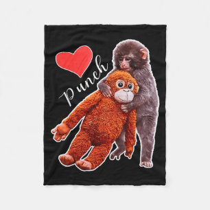 Couverture Polaire Mème bébé singe poing