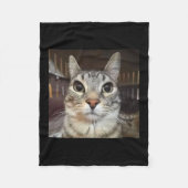 Couverture Polaire Mème de chat à mât à mâcher (Devant)