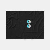 Couverture Polaire Mème de chat sarcastique amusant Je suis ici Je su (Devant (Horizontal))