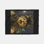 Couverture Polaire Mème de chat waactique (Devant (Horizontal))