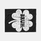 Couverture Polaire Mème de frère shamrock drôle de la Saint-Patrick p (Devant (Horizontal))