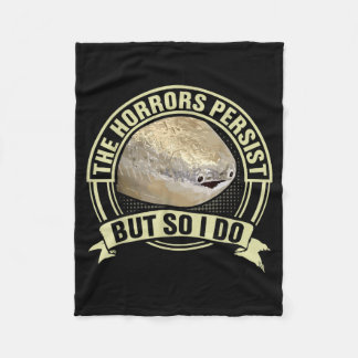 Couverture Polaire Mème de poisson Sacabambass drôle Les horreurs per