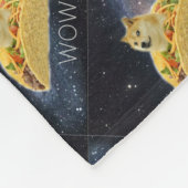 Couverture Polaire meme de taco de l'espace de doge (Coin)