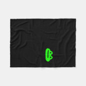 Couverture Polaire Meme Grenouille Malhonnête Se Comporter Pas Drôle (Devant (Horizontal))