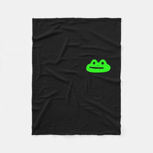 Couverture Polaire Meme Grenouille Malhonnête Se Comporter Pas Drôle (Devant)