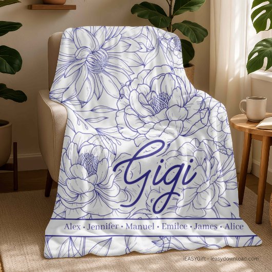 Couverture Polaire Mémé personnalisée sur mesure