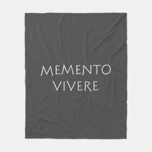 Couverture Polaire Memento vivere