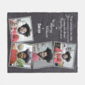 Couverture Polaire Mémoire amoureuse Famille souvenir (Devant (Horizontal))